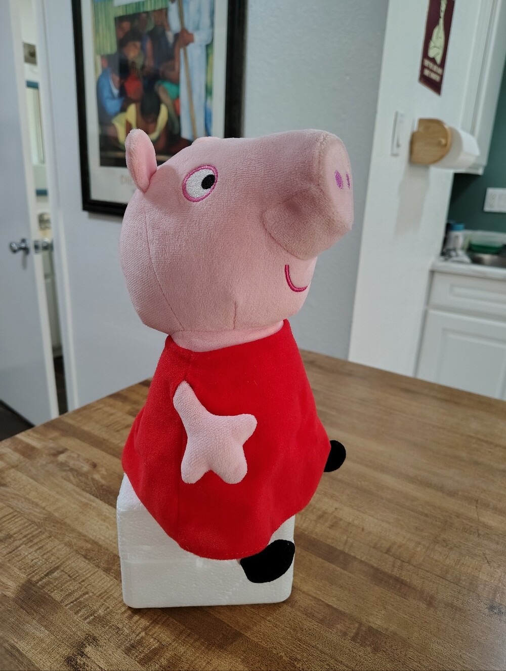 Peppa Pig Hug & Oink Plush Talking Soft Stuffed Animal Toy Giggles Talks 2003